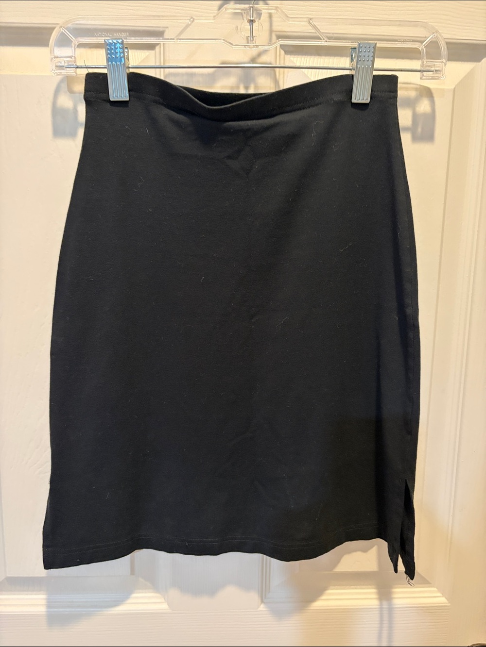 Merona Black Pencil Skirt with Side Slit